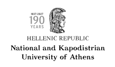 NATIONAL AND KAPODISTRIAN UNIVERSITY OF ATHENS